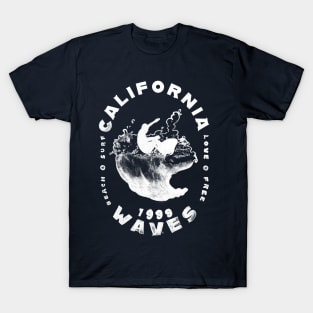 California Cool Surf - Cali Waves T-Shirt